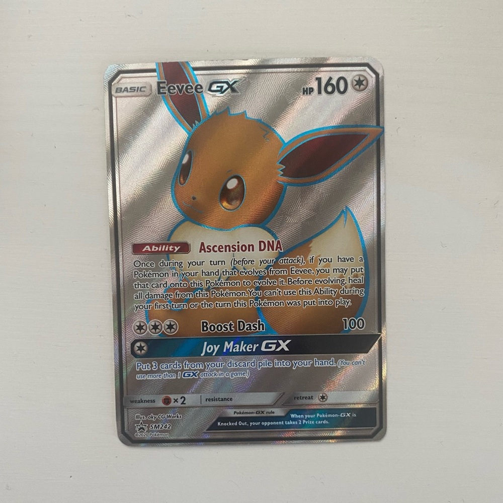 Pokemon Eevee GX Card Sun And Moon Promo